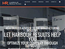 Tablet Screenshot of harbourresults.com